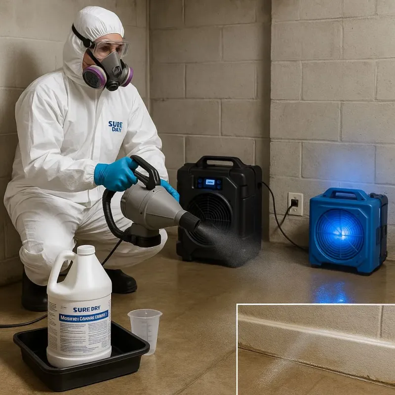 Sanitization and Odor Removal process in San Juan, TX