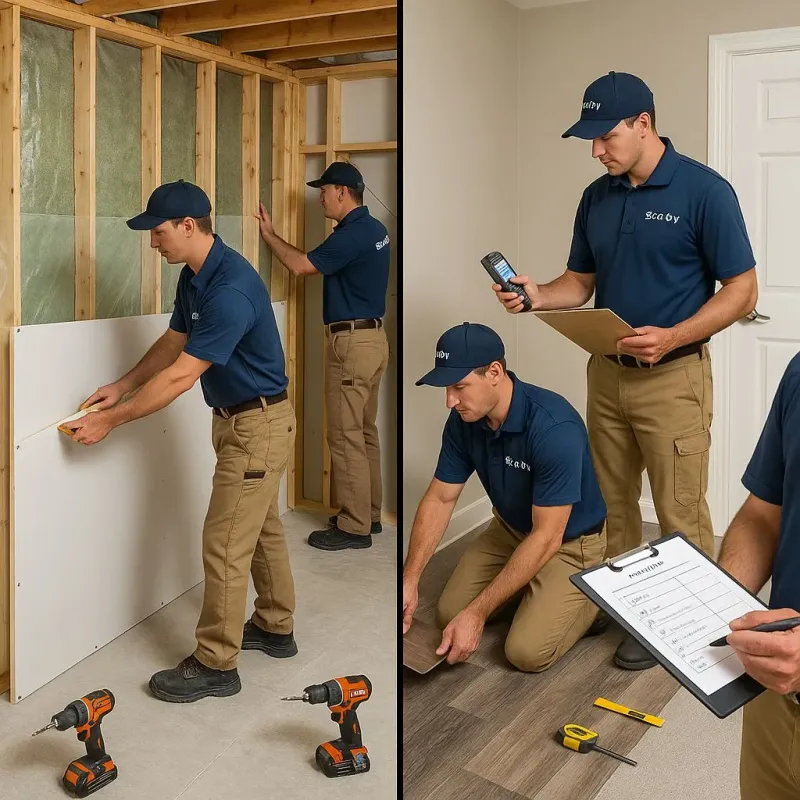 Repairs and Reconstruction process in San Juan, TX
